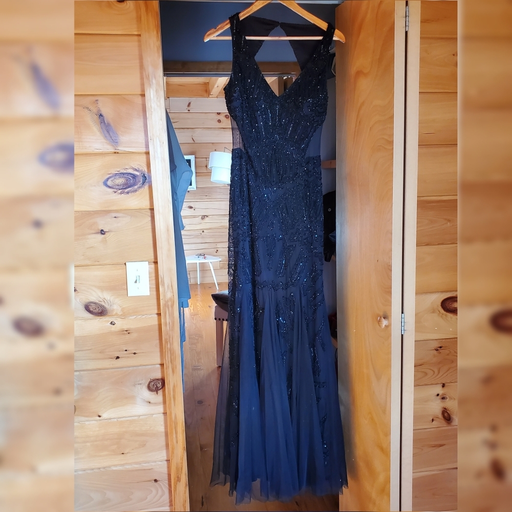 Adrianna Papell Beaded Gown - Picture 3 of 8